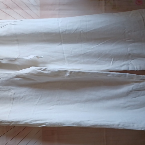 New Gibson ivory wide leg pants xs - Picture 3 of 10